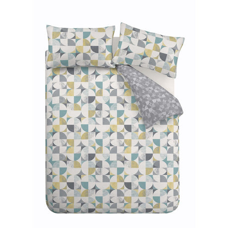 Retro Circles Duvet Cover Set by Catherine Lansfield