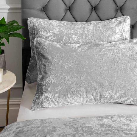 Crushed Velvet Duvet Cover Set by Catherine Lansfield