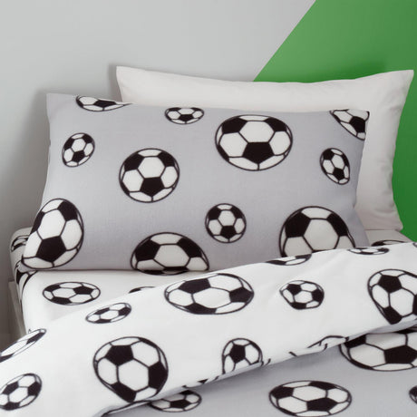 Football Fleece Duvet Cover Set by Catherine Lansfield
