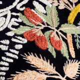 Exotic Zebra Embroidered Cushion Cover 20" x 20" by Wylder