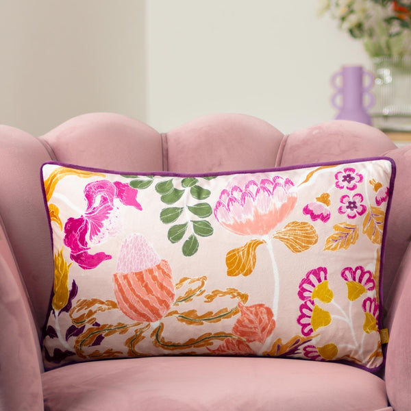 Protea Printed Abstract Cushion Cover