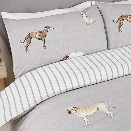 So Soft Paws & Tails Grey Duvet Cover Set