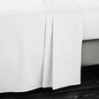 Bianca 400 Thread Count Cotton Sateen Flat Sheet - White