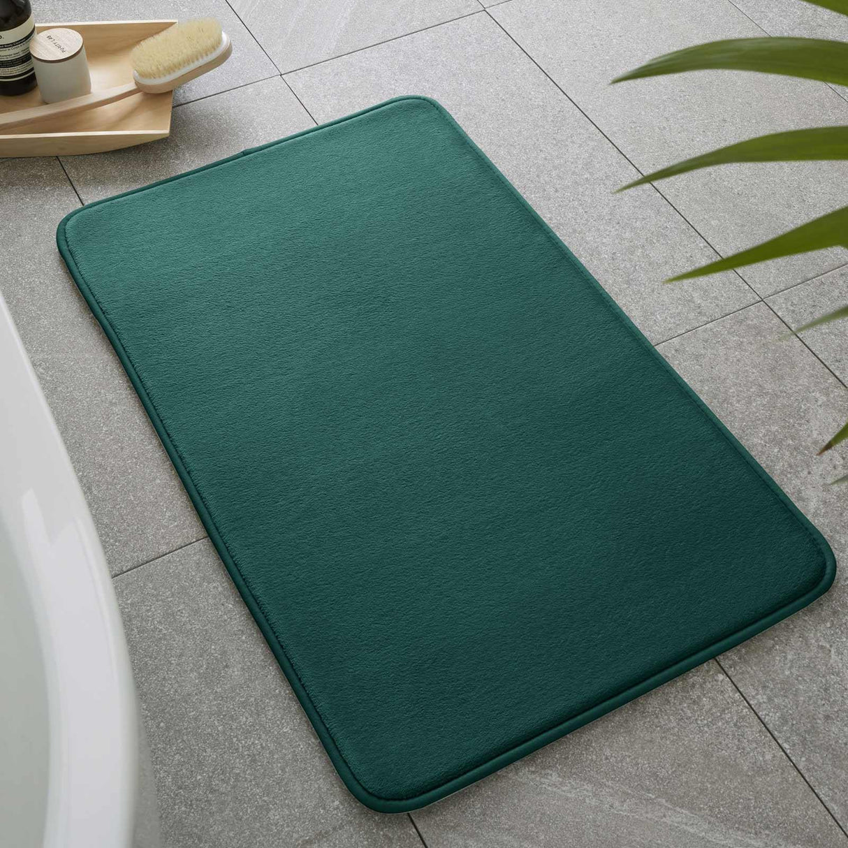 Anti-Bacterial Memory Foam Bath Mat 50cm x 80cm by Catherine Lansfield