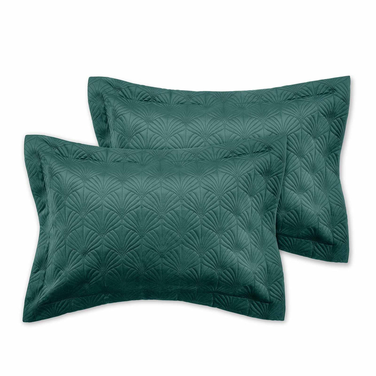 Catherine Lansfield Art Deco Pearl Navy Blue Pillowsham Pair 6