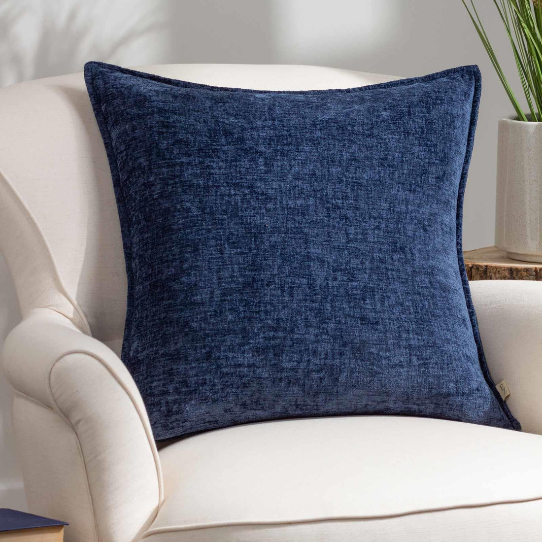 Buxton Super Soft Navy Cushion Cover 50cm x 50cm (50cmx50cm)