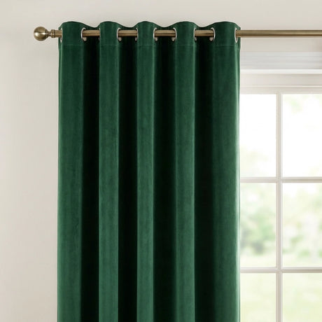 Hampton Velvet Blackout Eyelet Curtains 5