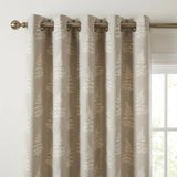Esher Fern Eyelet Curtains - Silver image 2
