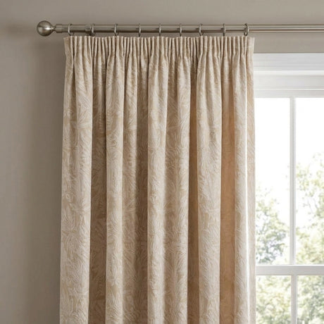 Botanic Lined Tape Top Pencil Pleat Curtains 5