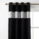 Capri Eyelet Curtains - Silver image 2
