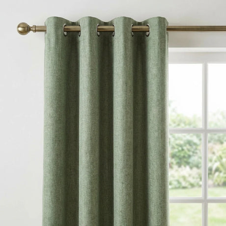 Amberley Thermal Eyelet Curtains - Sage image 2