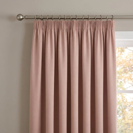 Chenille Blackout Tape Top Pencil Pleat Curtains 11