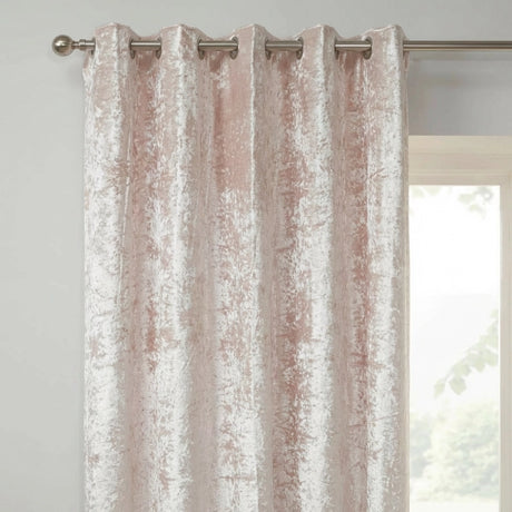 Crushed Velvet Eyelet Curtains 2