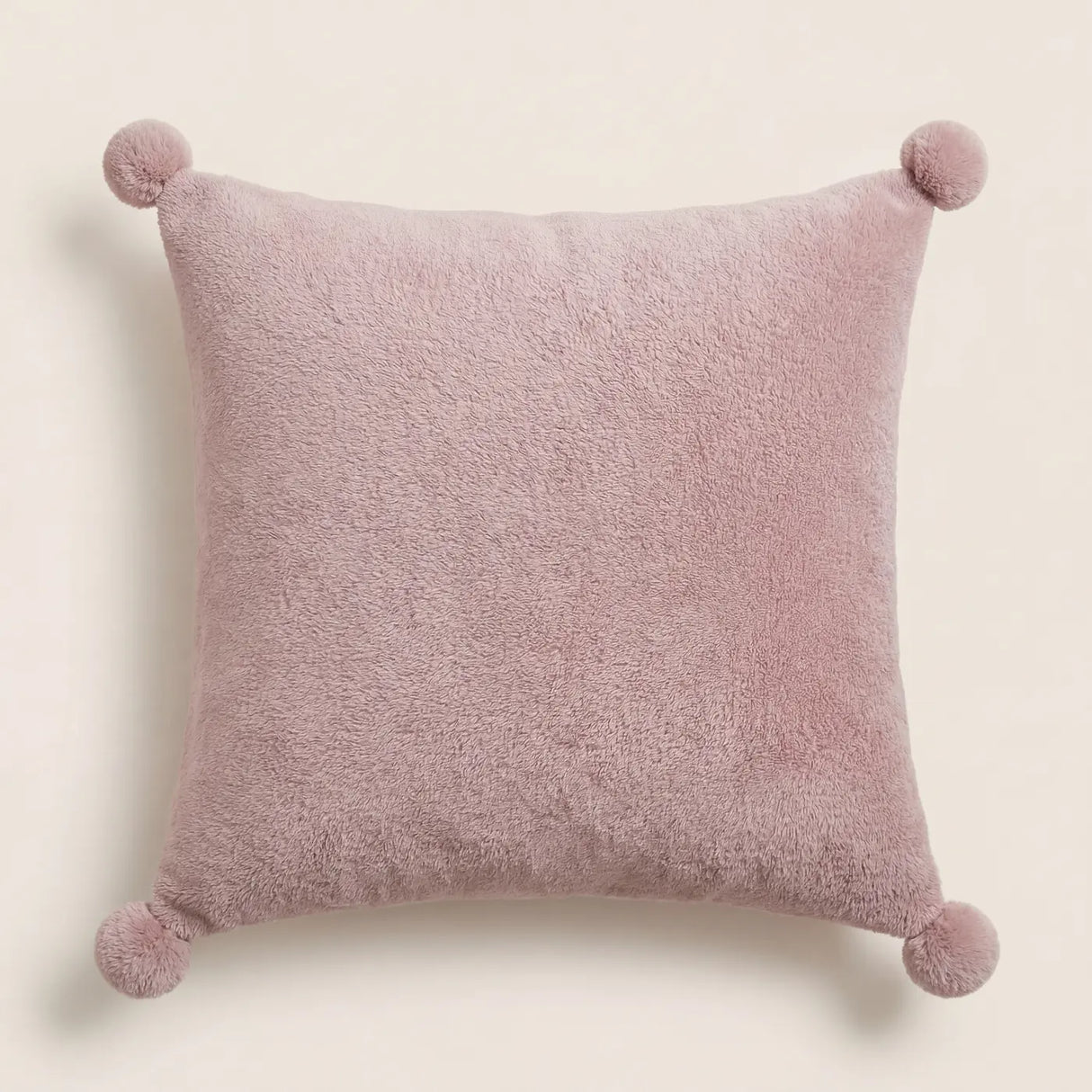 Pom Pom Fleece Cushion Cover Cosy Collection 2
