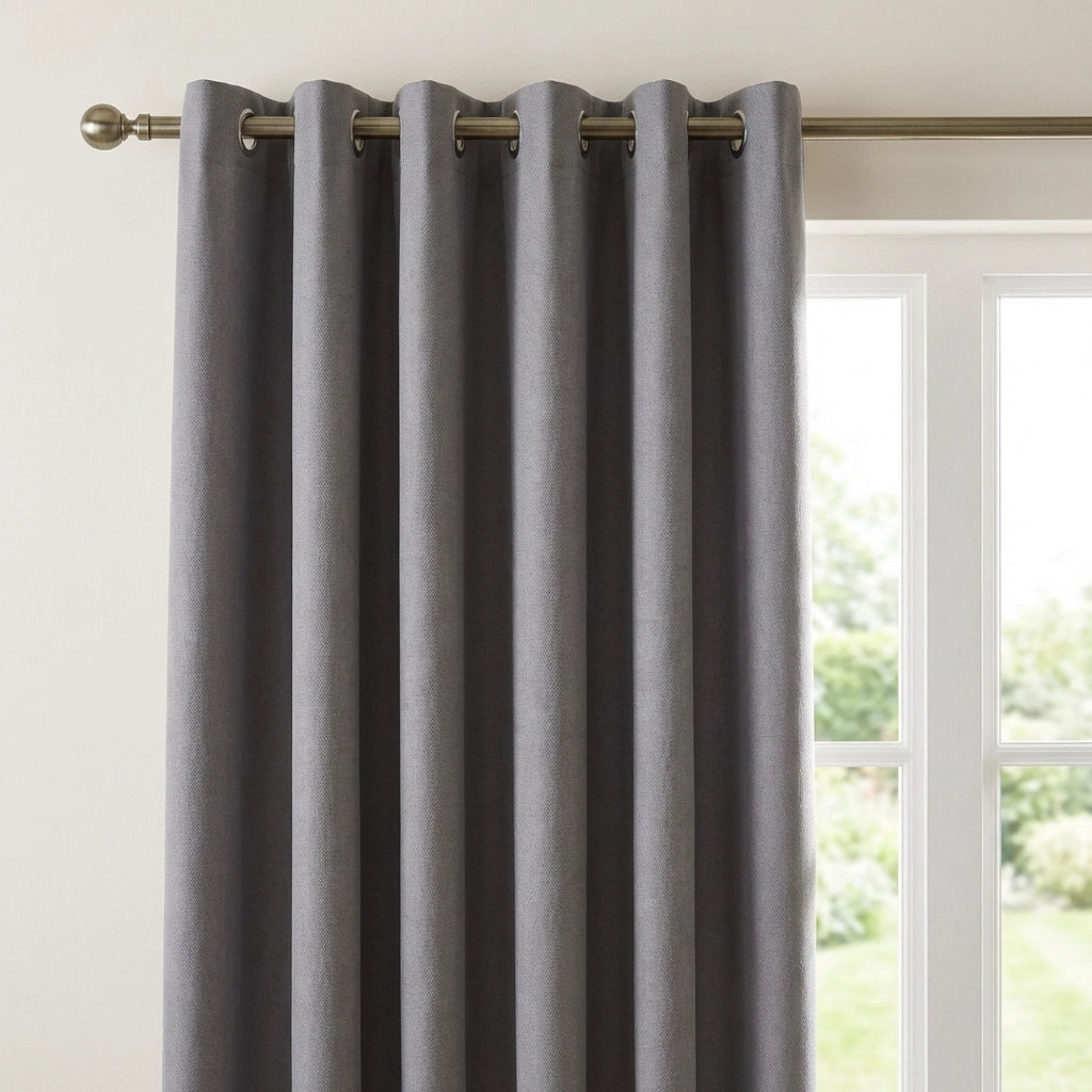 Elise Blackout Room Darkening Eyelet Curtains 2