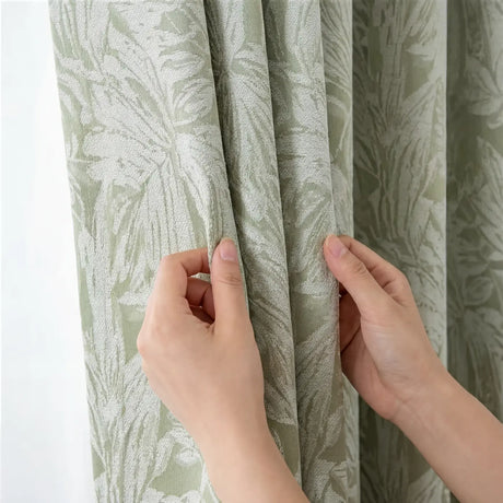 Botanic Chenille Eyelet Curtains 3