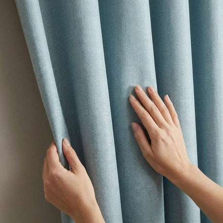 Eclipse Blackout Tape Top Pencil Pleat Curtains 3