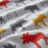 Moose Flannelette Duvet Cover Set Ochre 4