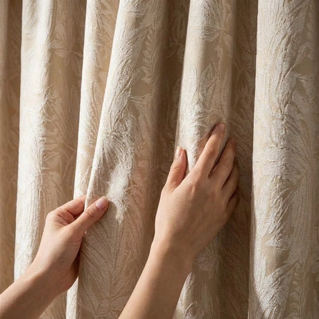 Botanic Lined Tape Top Pencil Pleat Curtains 6