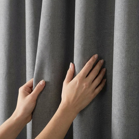 Sorbonne Cotton Lined Ready Made Eyelet Curtains 11