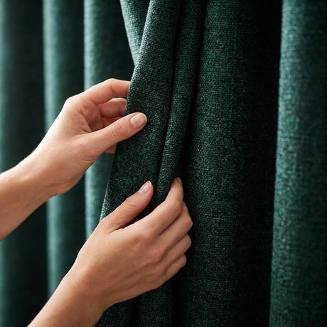 Galaxy Room Darkening Eyelet Curtains - Emerald image 3