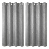 Goodwood Thermal Blockout Eyelet Curtains - Silver image 4