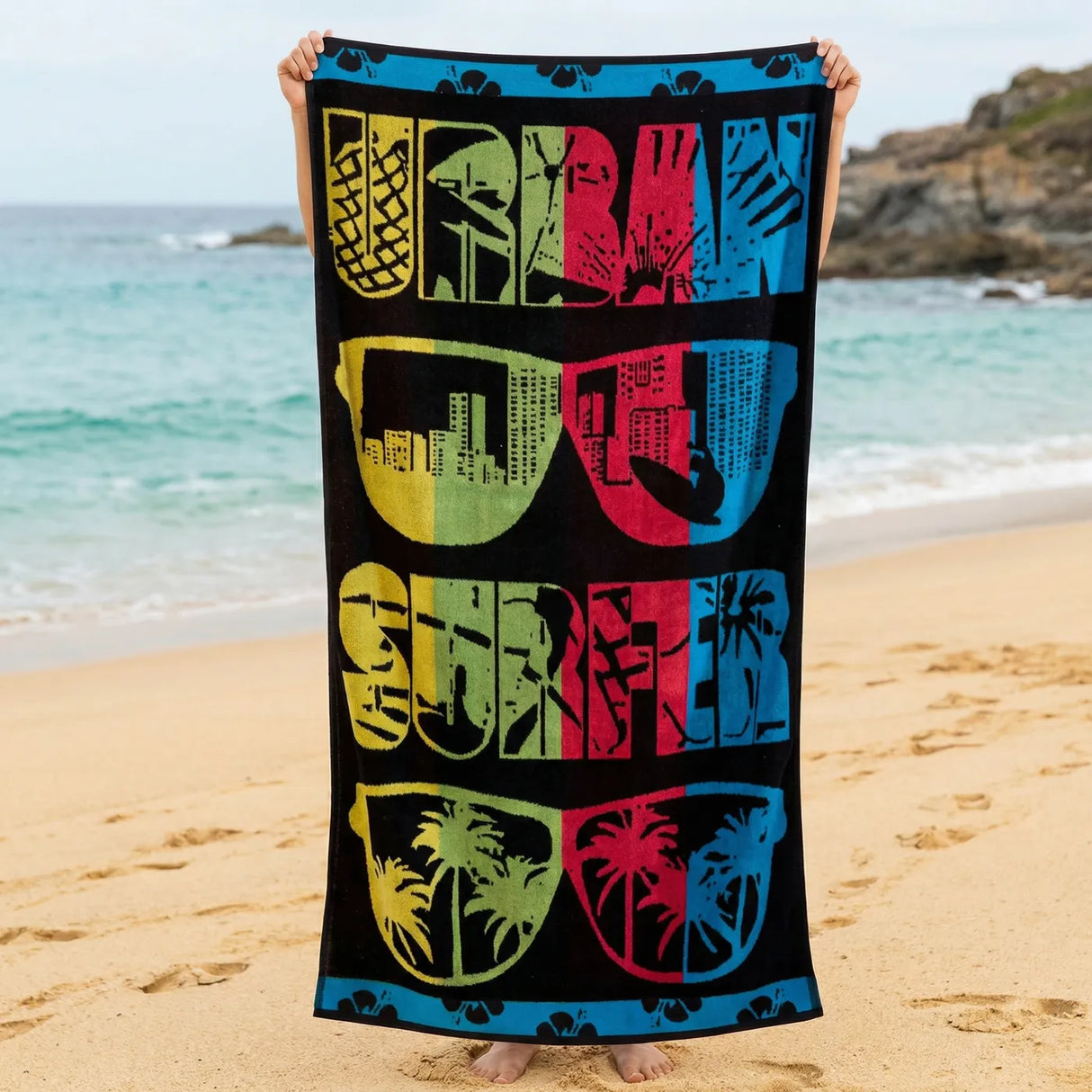 Urban Surfer Beach Towel 5