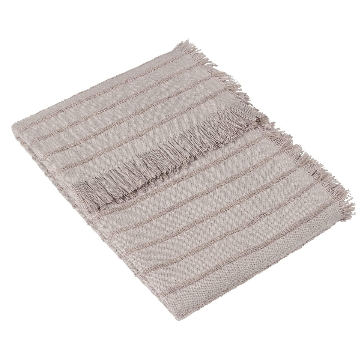 Hazie Woven Fringed Throw Blanket 130cm x 180cm by furn.