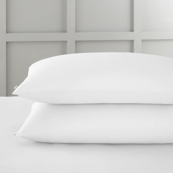 400TC Cotton Sateen Pillowcases White
