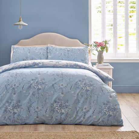 Catherine Lansfield Antoinette Duvet Cover Set - Antoinette Damask Duvet Set