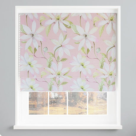 Olivia Blossom Made To Measure Roman Blind by Style Furnishings