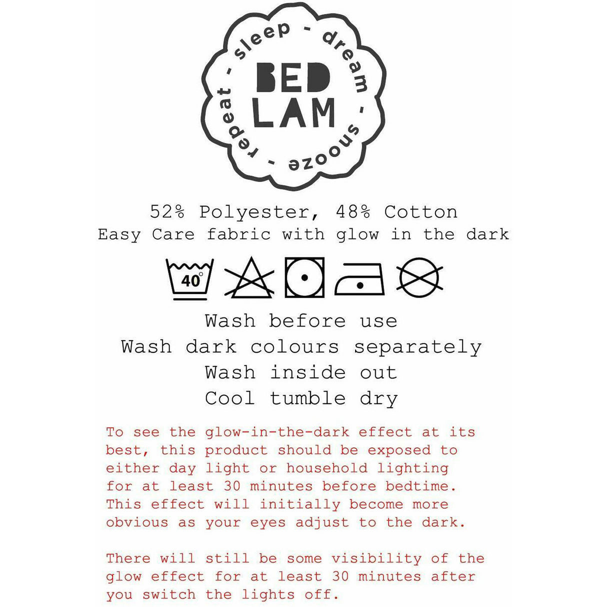 Santa Glow Duvet Cover Set by Bedlam