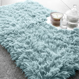 Catherine Lansfield Cuddly Soft Bath Mat 50cm x 80cm - Cuddly Bath Mat Duck Egg