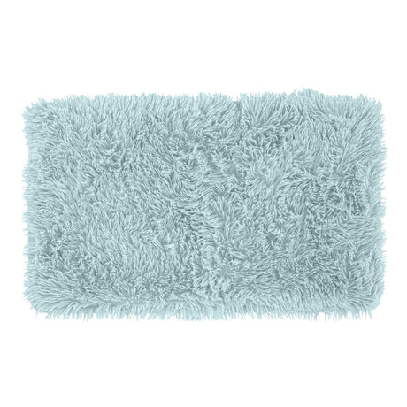 Catherine Lansfield Cuddly Soft Bath Mat 50cm x 80cm - Cuddly Bath Mat Duck Egg