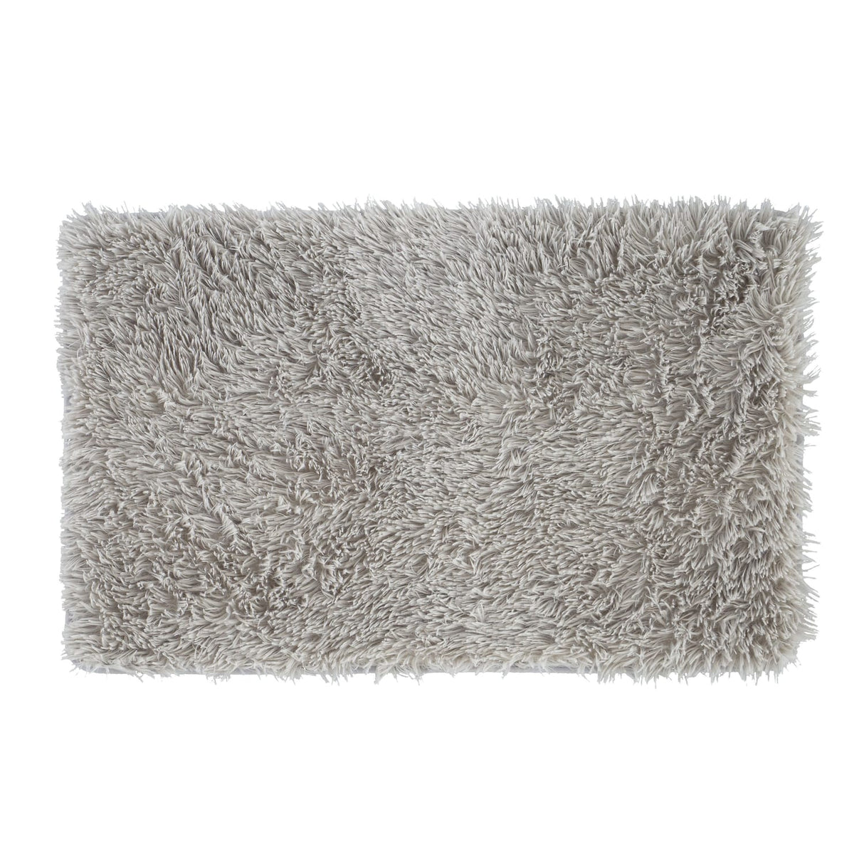 Catherine Lansfield Cuddly Soft Bath Mat 50cm x 80cm - Cuddly Blush Bath Mat Silver