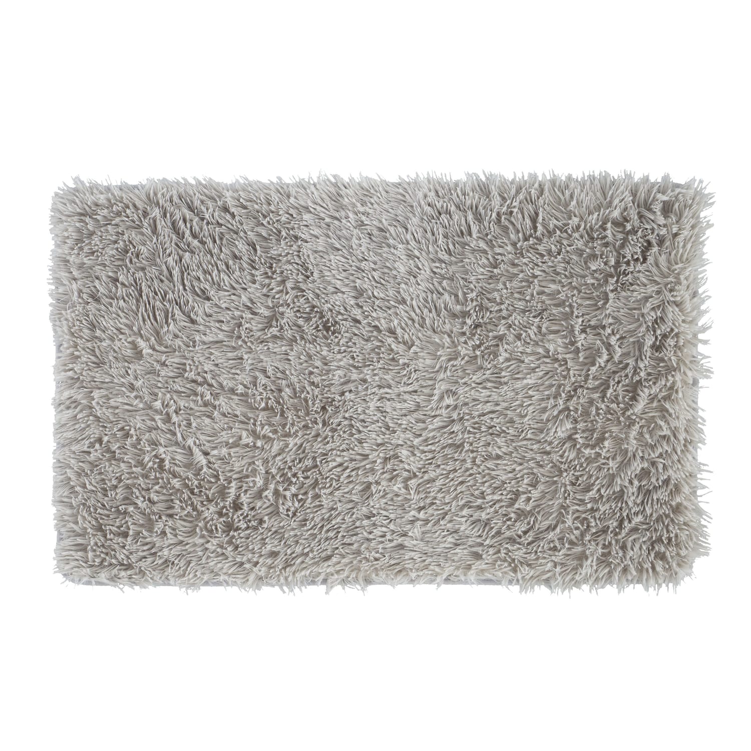 Catherine Lansfield Cuddly Soft Bath Mat 50cm x 80cm - Cuddly Blush Bath Mat Silver