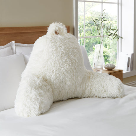 Catherine Lansfield Cuddly Soft Filled Cushion 45cm x 45cm (18" x 18") - Cream