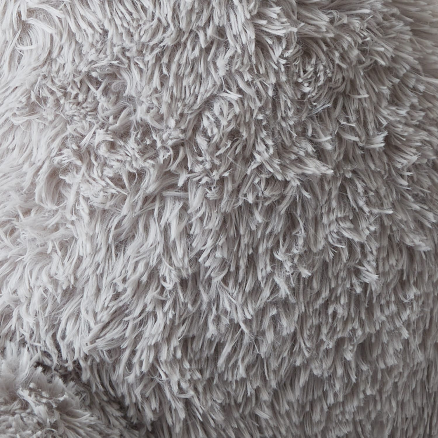 Catherine Lansfield Cuddly Heart Soft Filled Cushion - Silver - Cuddly Cuddle Cushion Silver