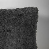 Catherine Lansfield Cuddly Soft Filled Cushion 45cm x 45cm (18" x 18") - Charcoal - Cuddly Cushion Charcoal