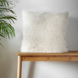 Catherine Lansfield Cuddly Heart Soft Filled Cushion - Cream - Cuddly Cushion Cream