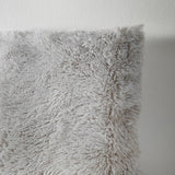 Catherine Lansfield Cuddly Heart Soft Filled Cushion - Silver - Cuddly Cushion Silver