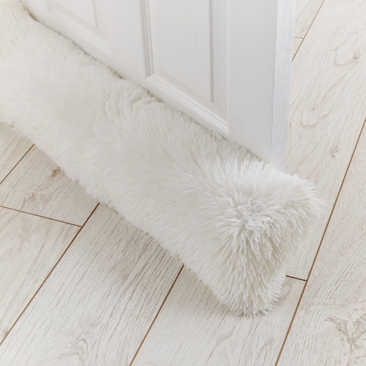 Catherine Lansfield Cuddly Draught Excluder Cosy Home Accessory - Cuddly Draught Excluder Cream