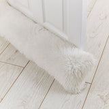 Catherine Lansfield Cuddly Draught Excluder Cosy Home Accessory - Cuddly Draught Excluder Cream