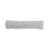 Catherine Lansfield Cuddly Draught Excluder Cosy Home Accessory - Cuddly Draught Excluder Silver