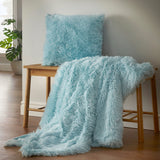 Catherine Lansfield Cuddly Soft Filled Cushion 45cm x 45cm (18" x 18") - Duck Egg - Cuddly Duck Egg Group