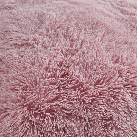 Catherine Lansfield Cuddly Duvet Cover Set - Cuddly Duvet Set Blush
