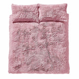 Catherine Lansfield Cuddly Duvet Cover Set - Cuddly Duvet Set Blush