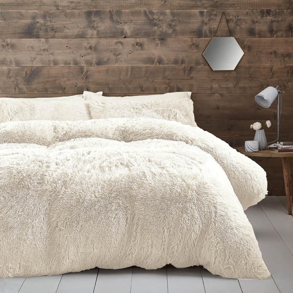 Catherine Lansfield Cuddly Duvet Cover Set