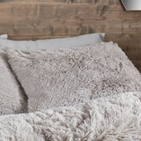 Catherine Lansfield Cuddly Duvet Cover Set - Cuddly Duvet Set Silver