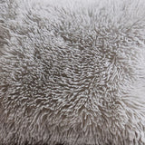 Catherine Lansfield Cuddly Heart Soft Filled Cushion - Silver - Cuddly Hearts Silver